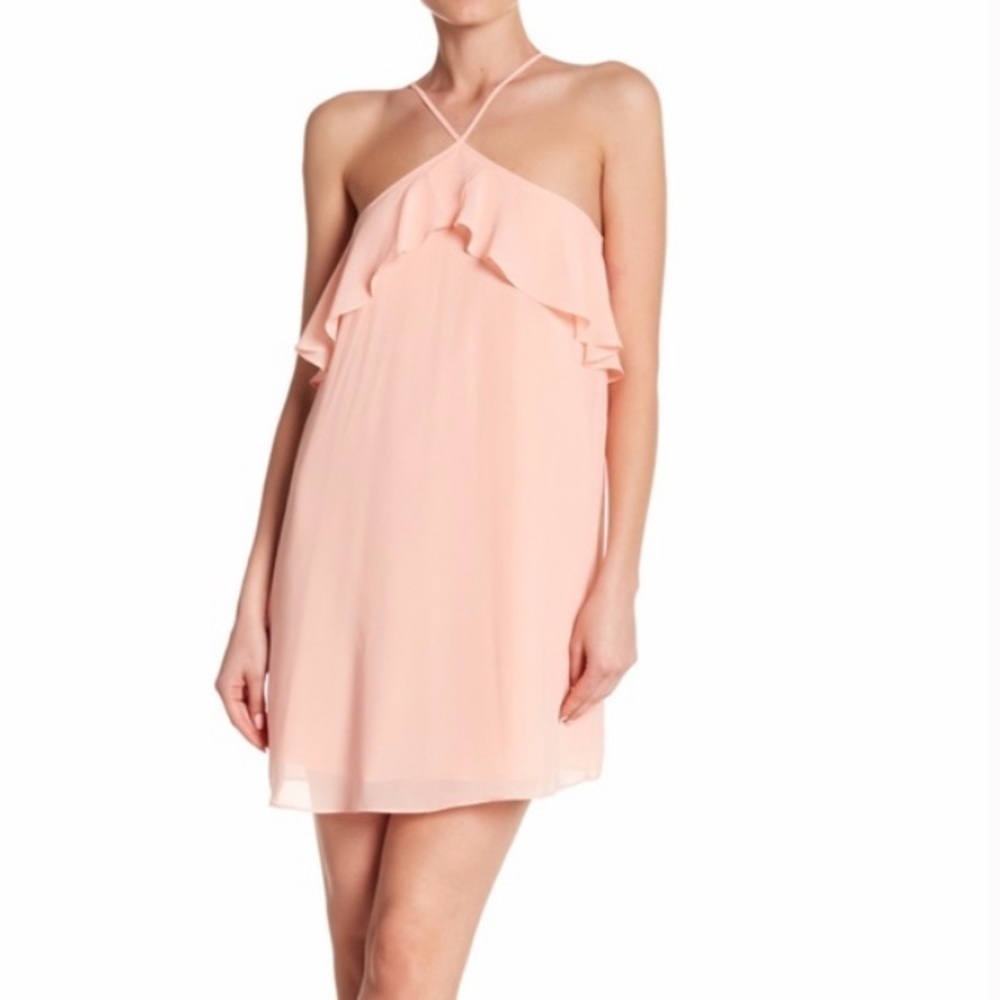 HAUTE HIPPIE Magnolia The Ashburn Ruffle Dress Size Small